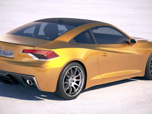 Generic Coupe RS 2017 3D Model
