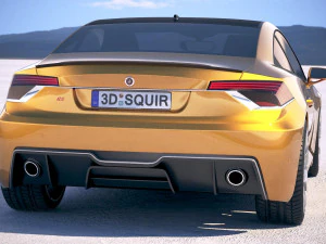 Generic Coupe RS 2017 3D Model