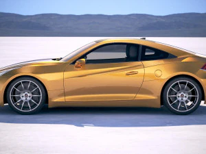 Generic Coupe RS 2017 3D Model