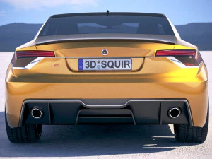 Generic Coupe RS 2017 3D Model