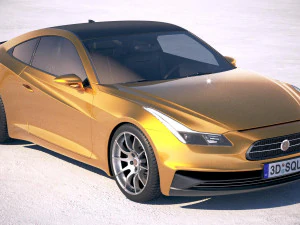 Generic Coupe RS 2017 3D Model