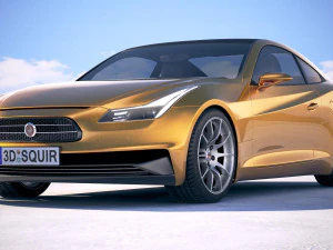 Generic Coupe RS 2017 3D Model