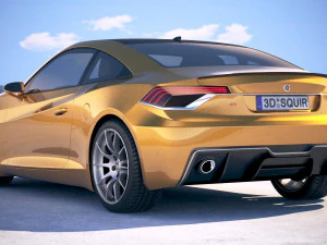 Generic Coupe RS 2017 3D Model