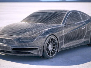 Generic Coupe RS 2017 3D Model