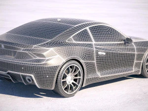 Generic Coupe RS 2017 3D Model