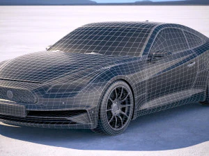 Generic Coupe RS 2017 3D Model