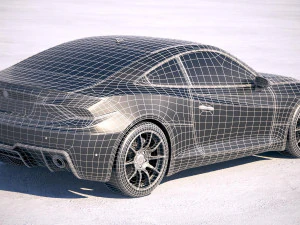Generic Coupe RS 2017 3D Model