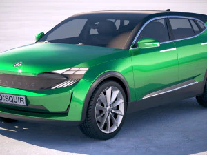 Generic Electric SUV Crossover 2018 3D Model