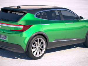Generic Electric SUV Crossover 2018 Model 3D