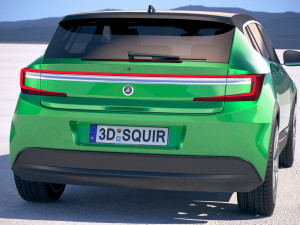 Generic Electric SUV Crossover 2018 Model 3D