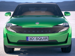 Generic Electric SUV Crossover 2018 Model 3D