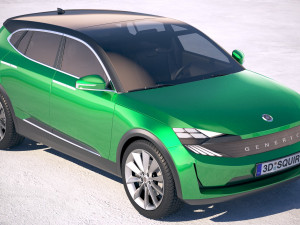 Generic Electric SUV Crossover 2018 Model 3D
