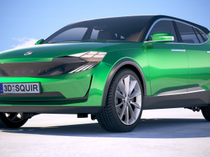 Generic Electric SUV Crossover 2018 Model 3D