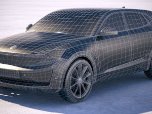 Generic Electric SUV Crossover 2018 Model 3D