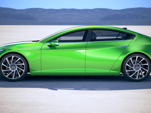 Generic Electric Sedan 2 2017 Modelo 3D