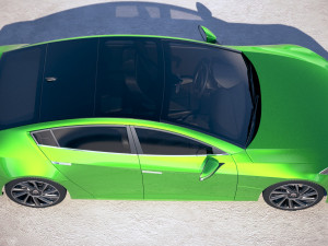 Generic Electric Sedan 2 2017 Modelo 3D