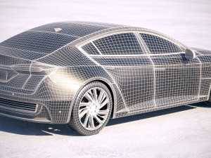Generic Electric Sedan 2 2017 Modelo 3D
