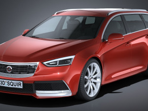 Generic Estate Wagon NN 2017 3D मॉडल