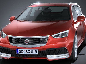 Generic Estate Wagon NN 2017 Modello 3D