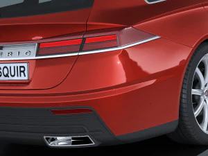 Generic Estate Wagon NN 2017 3D Model