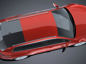Generic Estate Wagon NN 2017 3D Model