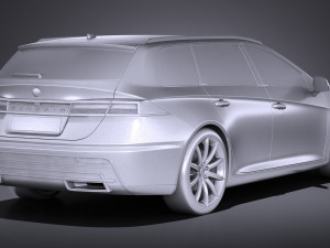 Generic Estate Wagon NN 2017 Modello 3D