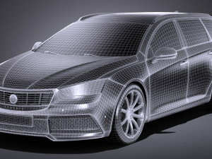 Generic Estate Wagon NN 2017 Modello 3D