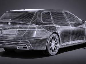 Generic Estate Wagon NN 2017 Modello 3D