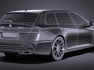 Generic Estate Wagon NN 2017 Modello 3D