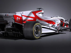 Generic F1 2017 3D Model
