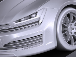 Generic Hatchback 2017 3Dモデル