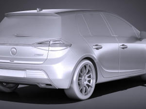 Generic Hatchback 2017 3Dモデル