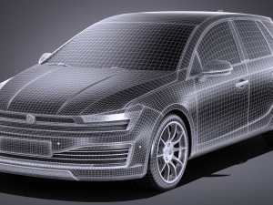 Generic Hatchback 2017 3Dモデル