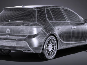 Generic Hatchback 2017 3D Model