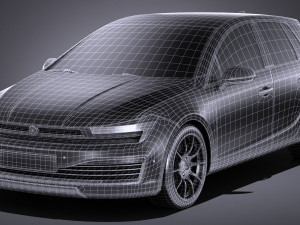 Generic Hatchback 2017 3Dモデル