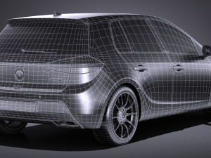 Generic Hatchback 2017 3Dモデル