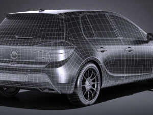 Generic Hatchback 2017 3D Model