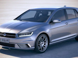 通用掀背式高尔夫风格 2018 3D 模型