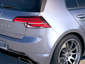 Generic Hatchback Golf-Style 2018 3D Model
