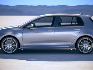 Generic Hatchback Golf-Style 2018 Model 3D