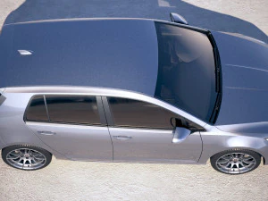 Generic Hatchback Golf-Style 2018 3D Model