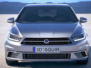 Generic Hatchback Golf-Style 2018 3D Model