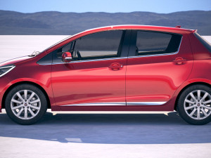 Generic Hatchback Yaris-Style 2018 3D 模型