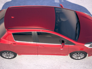 Generic Hatchback Yaris-Style 2018 3D 模型