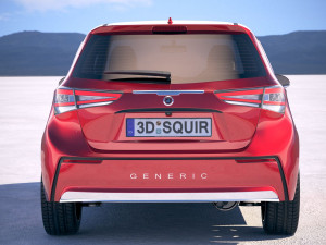 Generic Hatchback Yaris-Style 2018 3D 模型