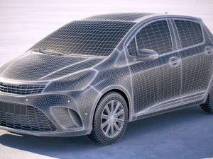 Gen&eacute;rico Hatchback Yaris estilo 2018 Modelo 3D
