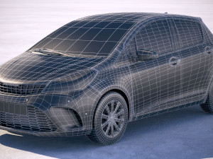 Generic Hatchback Yaris-Style 2018 3D 模型