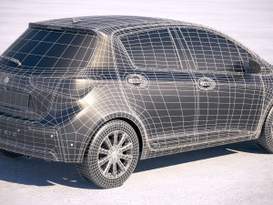 Generic Hatchback Yaris-Style 2018 3D 模型