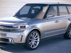 Generic Luxury SUV 2018 3D Model