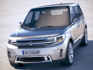 Generic Luxury SUV 2018 3D Model